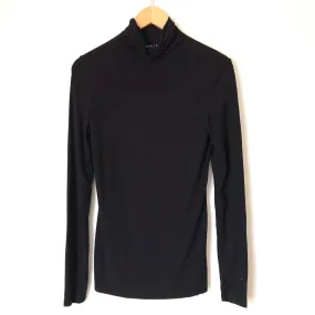 14th & Union Black Long Sleeve Turtleneck Top -Size S