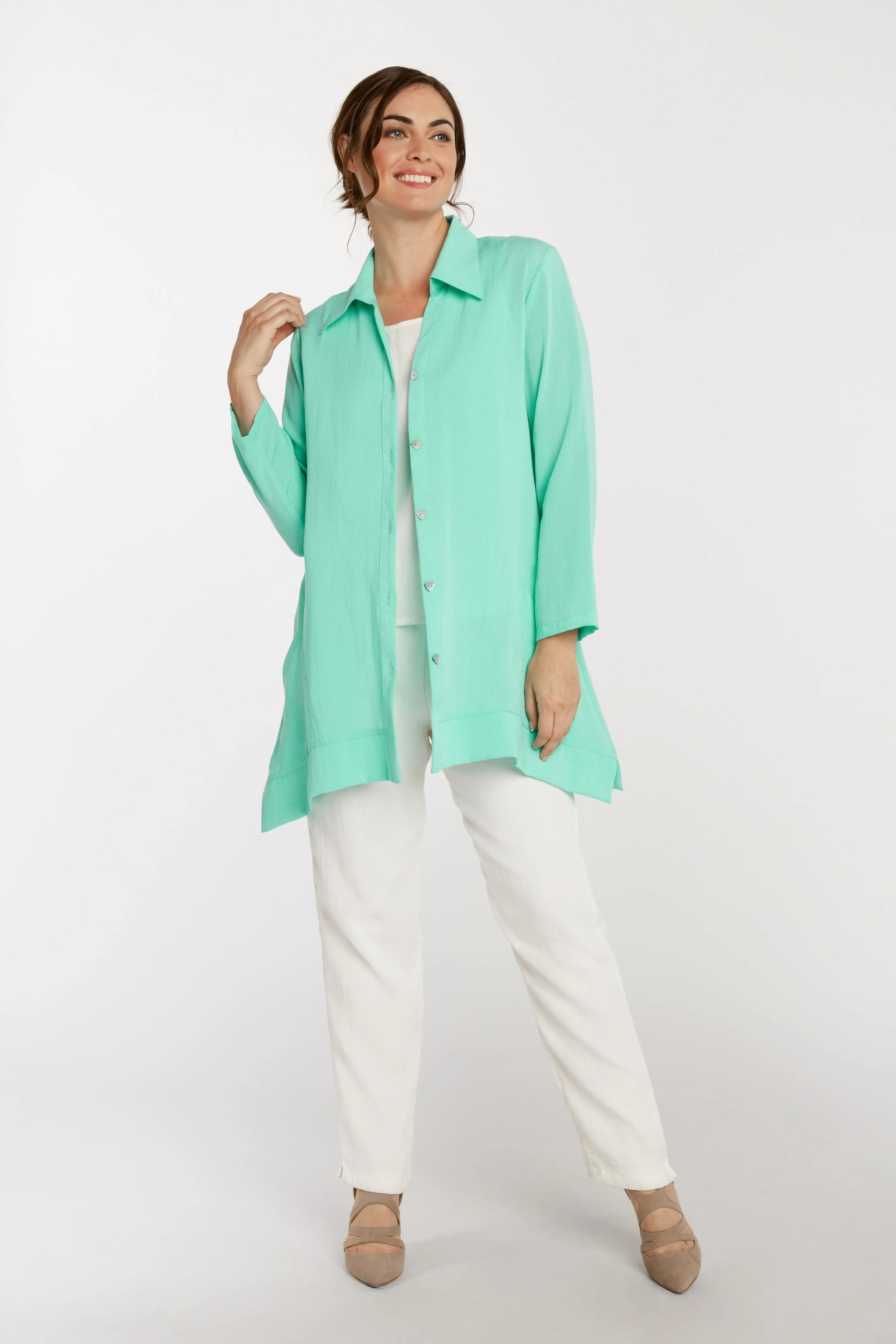 AA222 - Linen Triangle Tunic