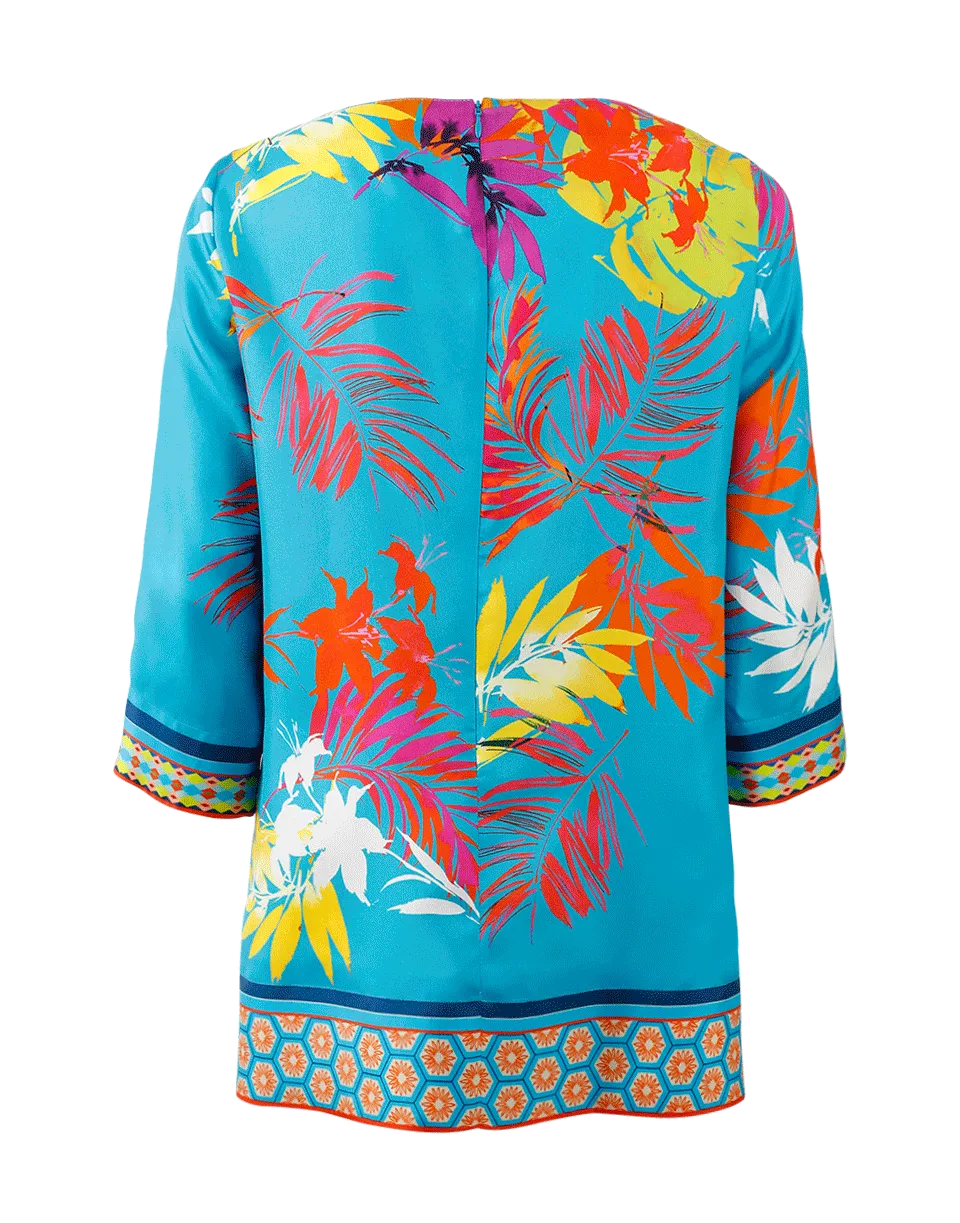 Abstract Palm Print Tunic