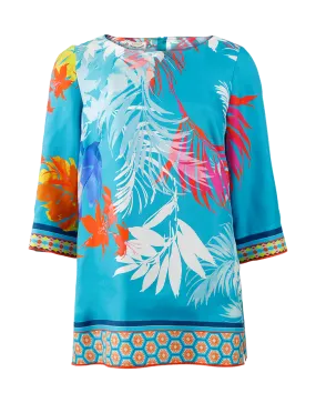 Abstract Palm Print Tunic