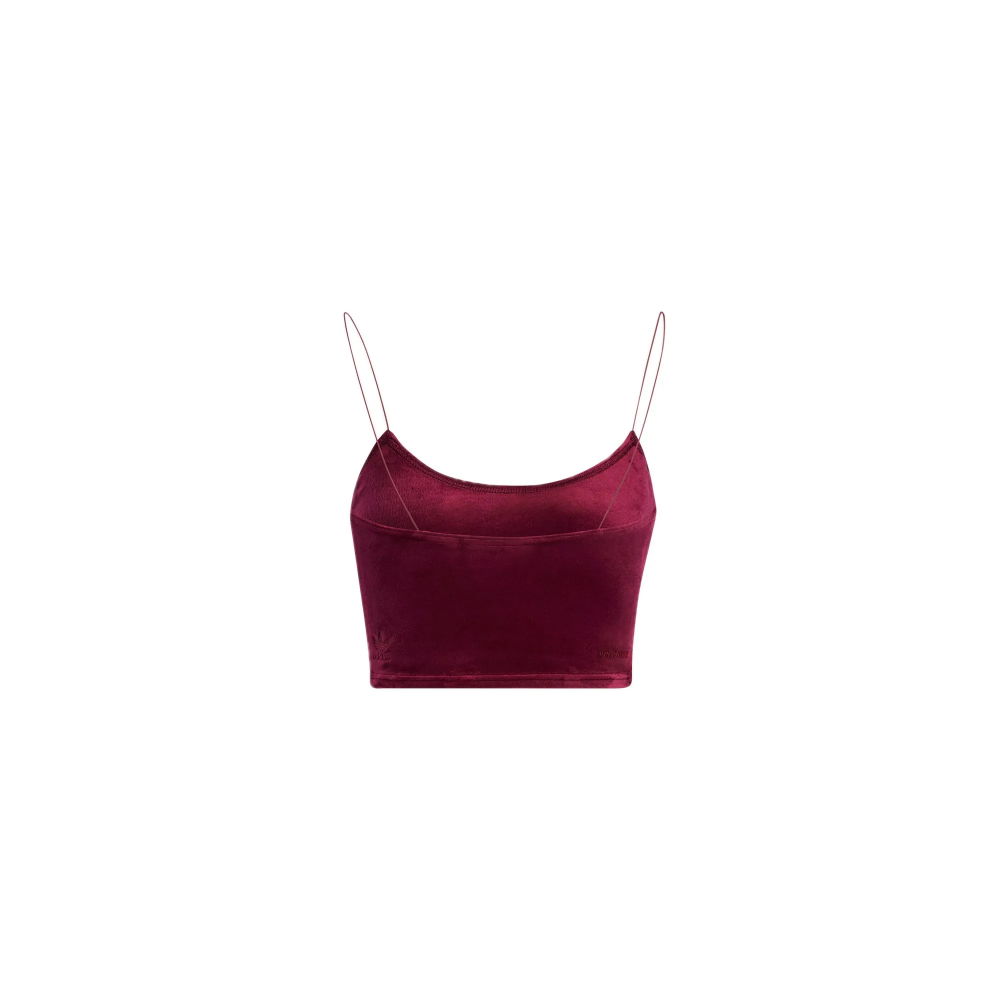 Adidas x Ivy Park Womens Velour Bralette 'Cherry Wood'