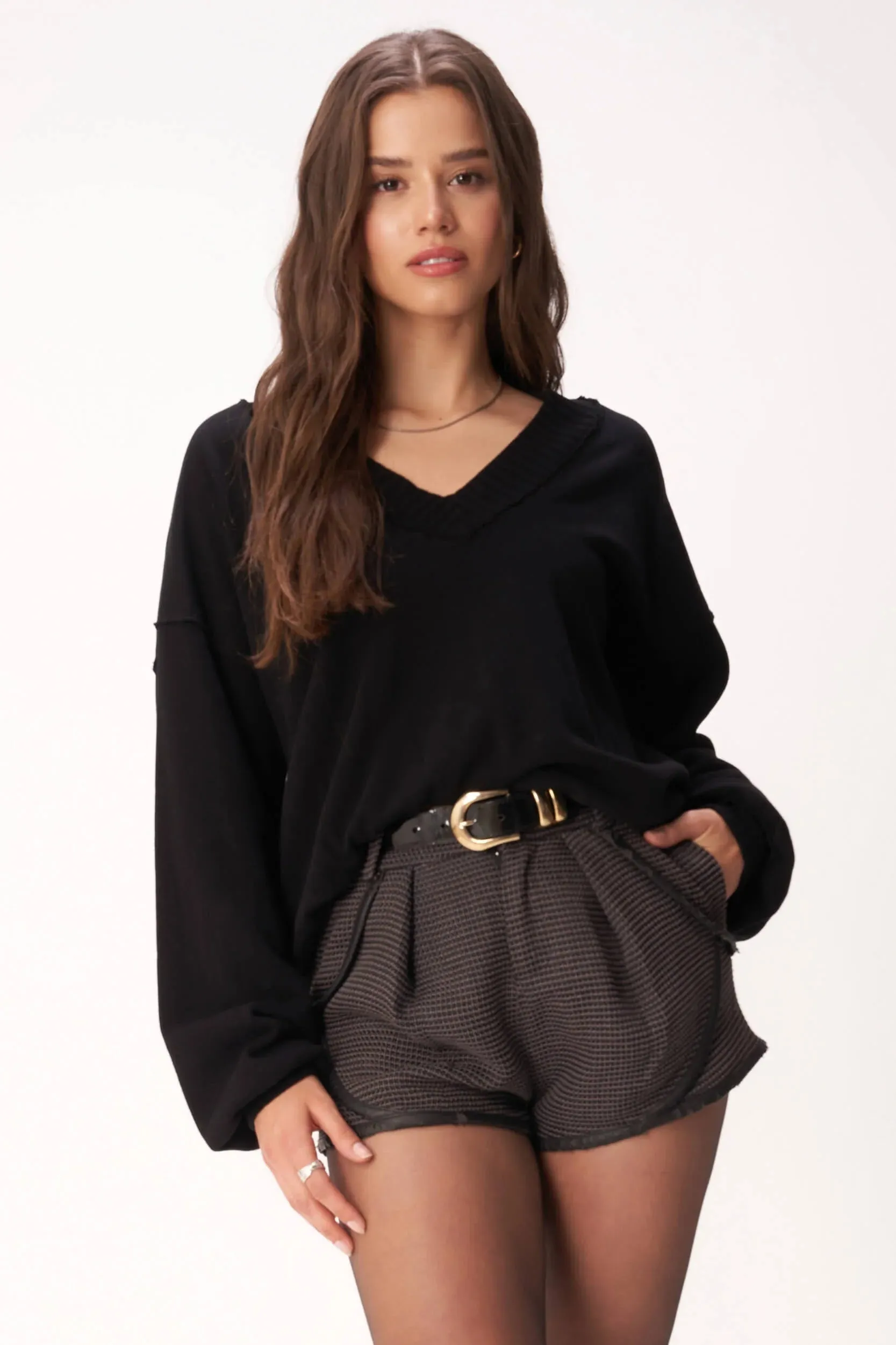 Arya V-Neck Sweatshirt