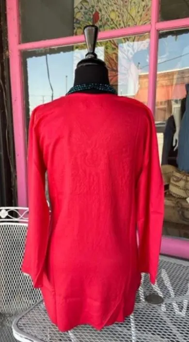 Avani Del Amour Red Tunic