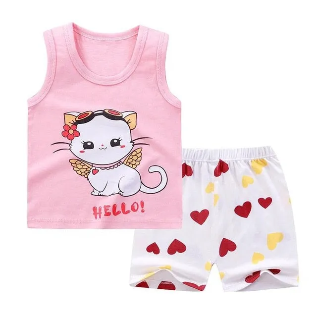 Baby Vest  pants Set