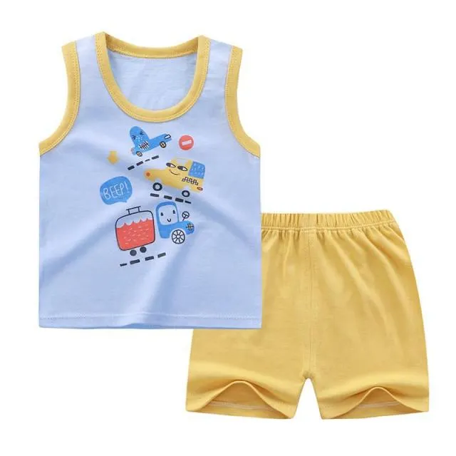 Baby Vest  pants Set