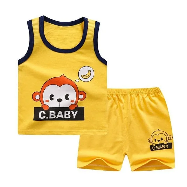 Baby Vest  pants Set