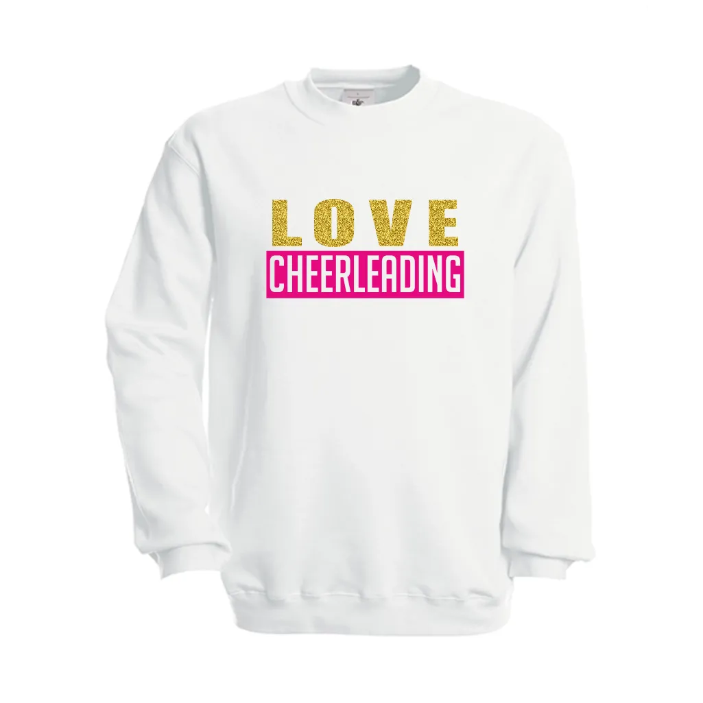 B&C LOVE CHEERLEADING sweatshirt