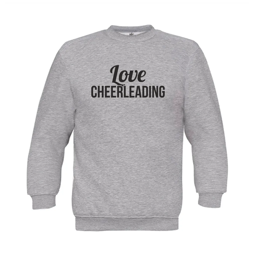 B&C Love Cheerleading sweatshirt