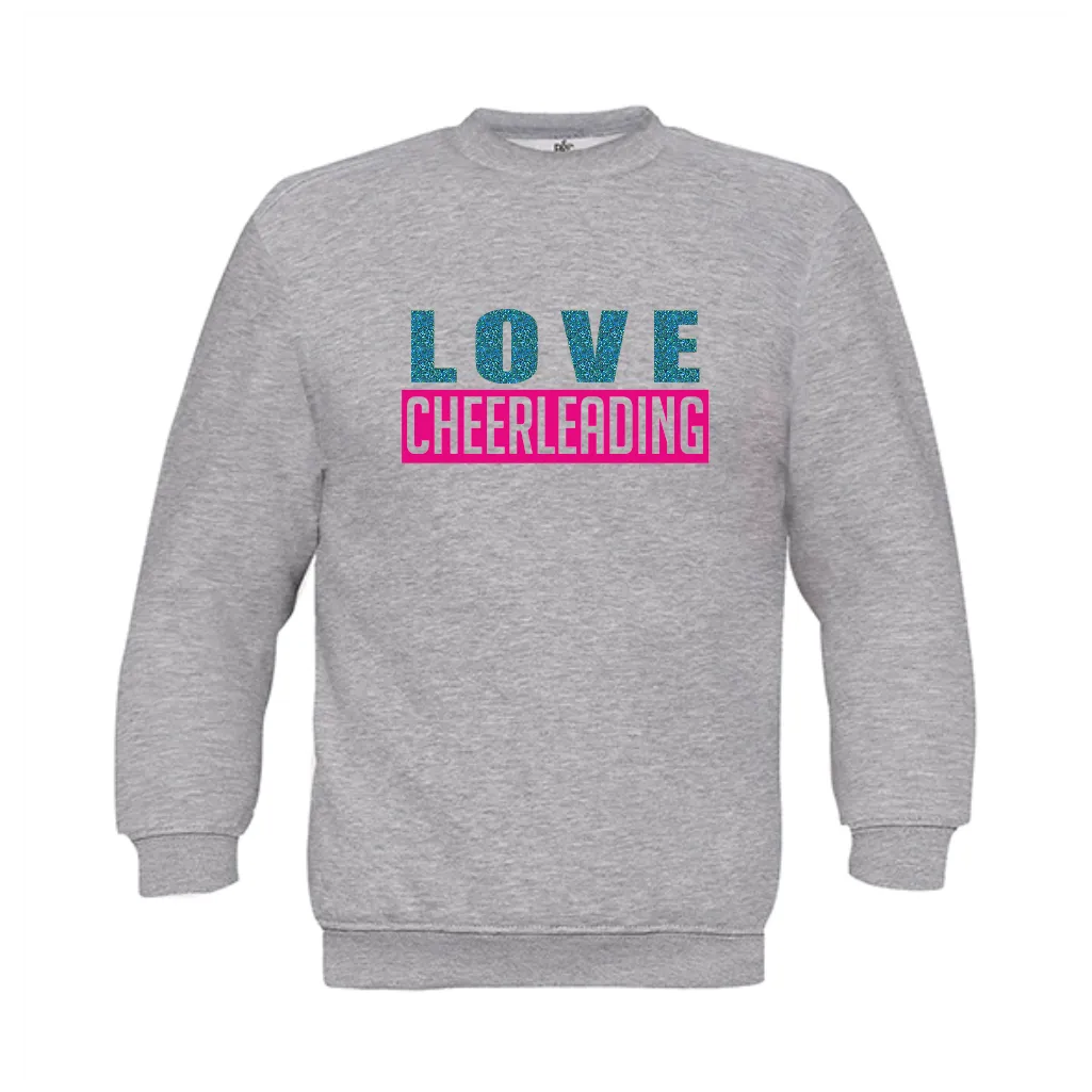 B&C LOVE CHEERLEADING sweatshirt