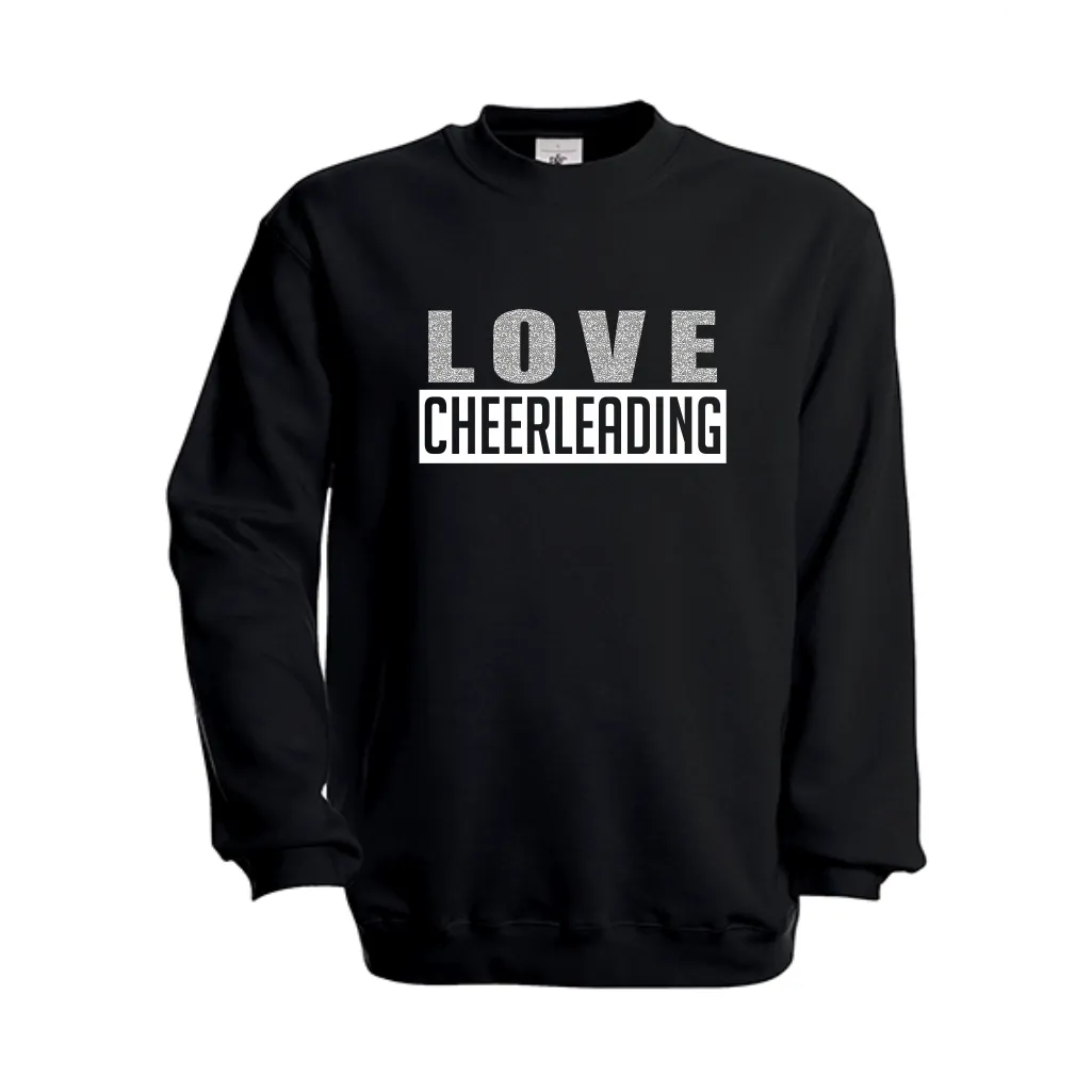 B&C LOVE CHEERLEADING sweatshirt