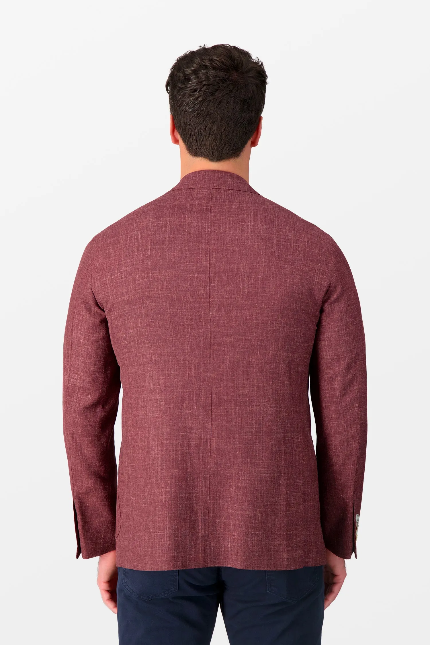 Barba Napoli Burgundy Jimmy Blazer