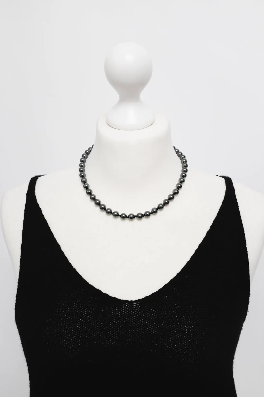 BLACK V KNIT CAMISOLE