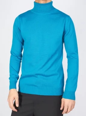 Premium Teal Turtleneck Knit Sweater - Buyers Choice T3409