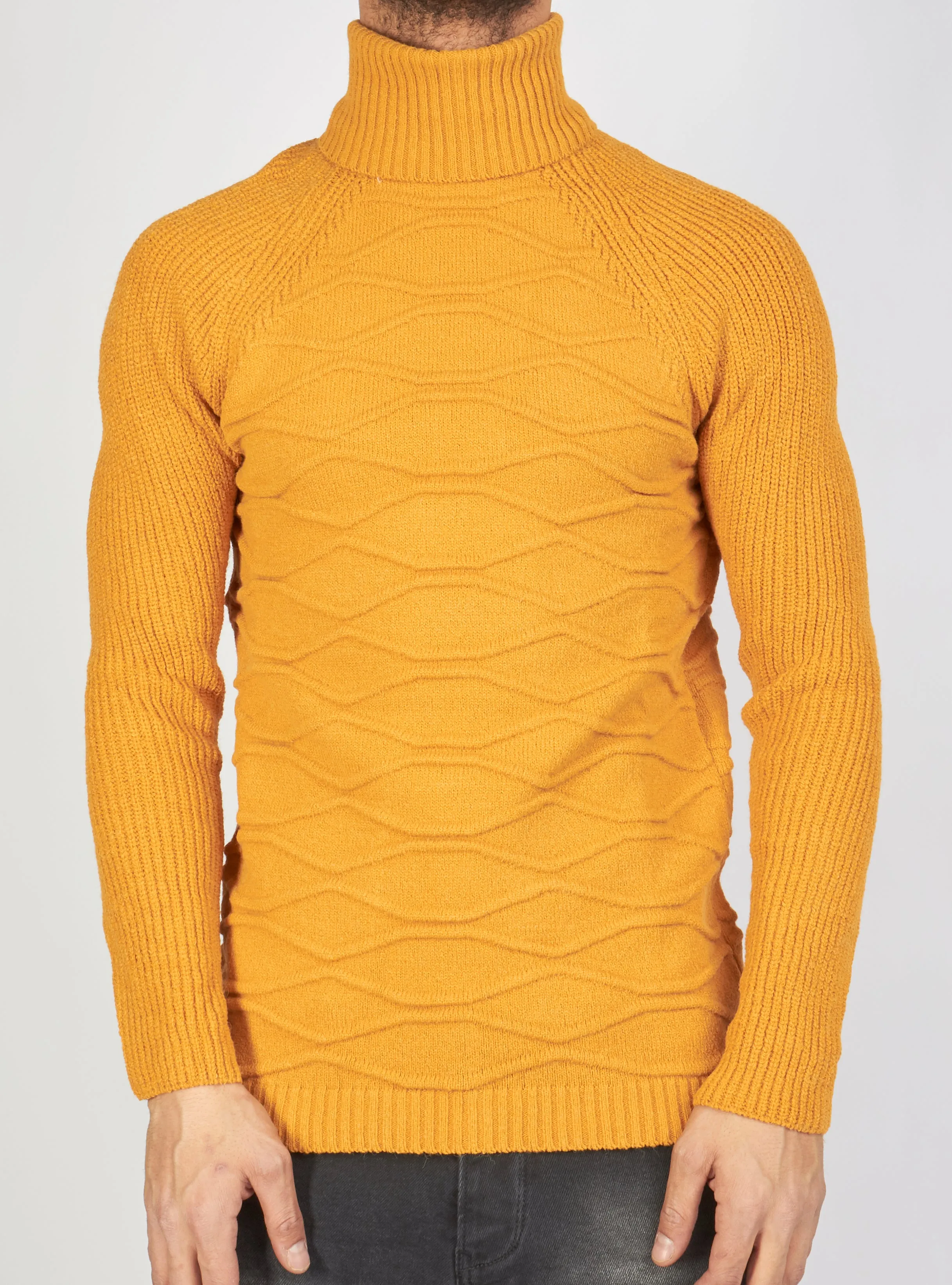 Buyer's Choice Turtleneck - Knit - Mustard - T3758