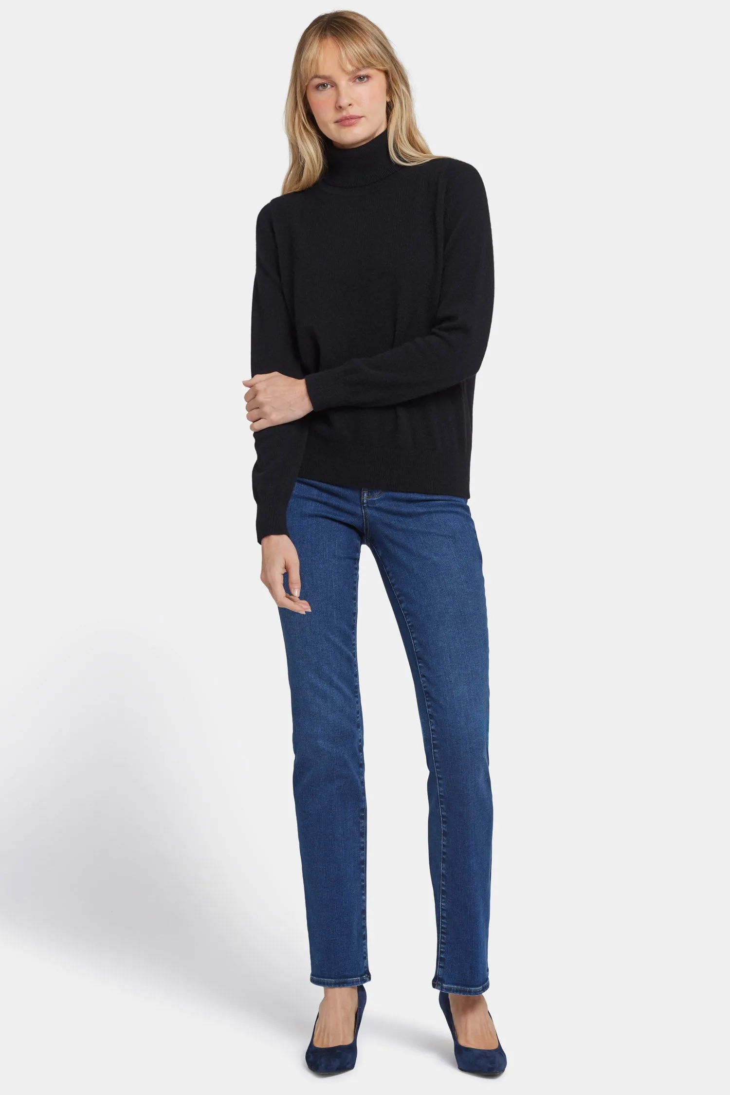 Cashmere Turtleneck Sweater - Black