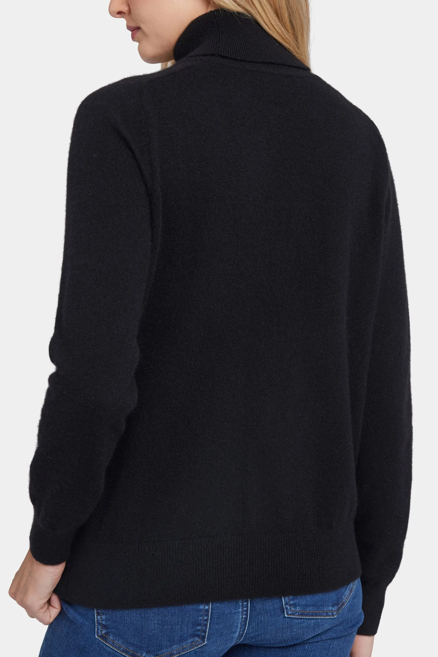 Cashmere Turtleneck Sweater - Black