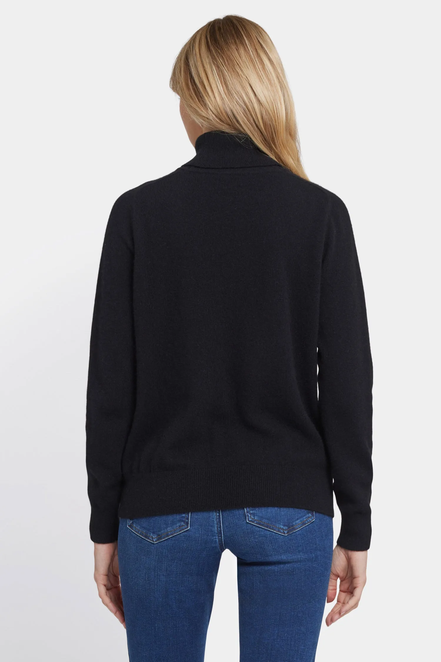 Cashmere Turtleneck Sweater - Black