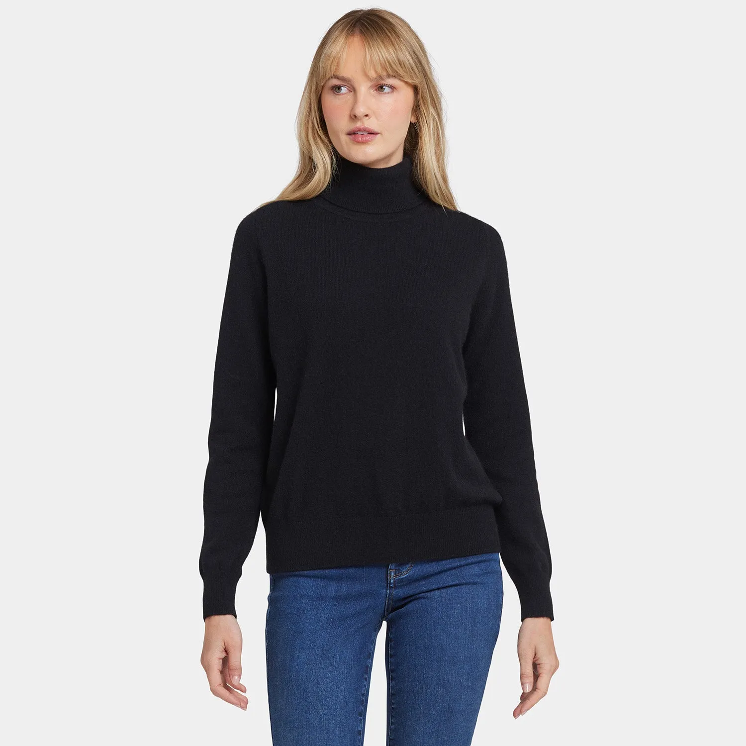 Cashmere Turtleneck Sweater - Black