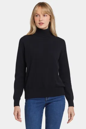 Cashmere Turtleneck Sweater - Black