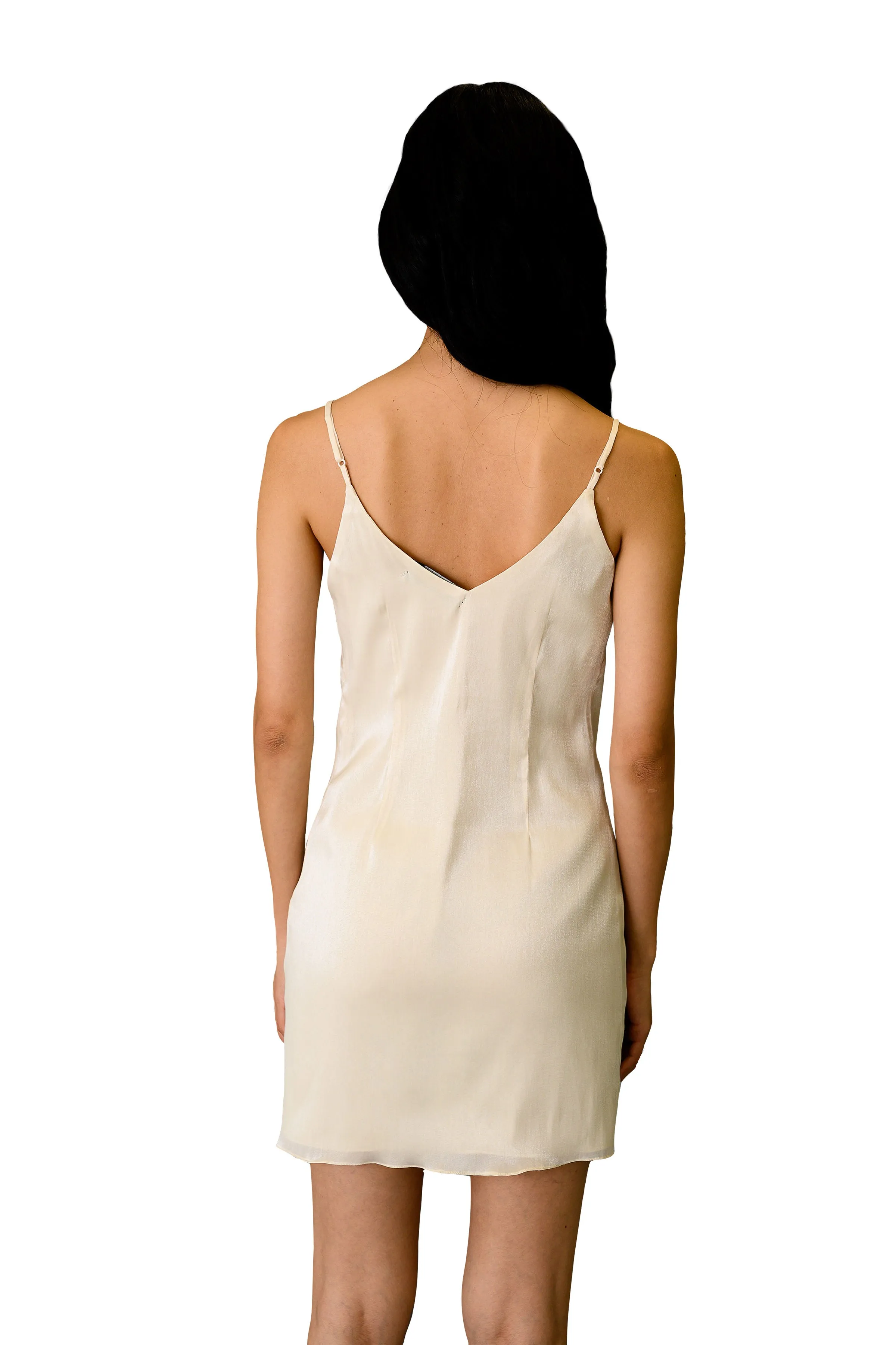 Champagne Formal Camisole Dress For Women