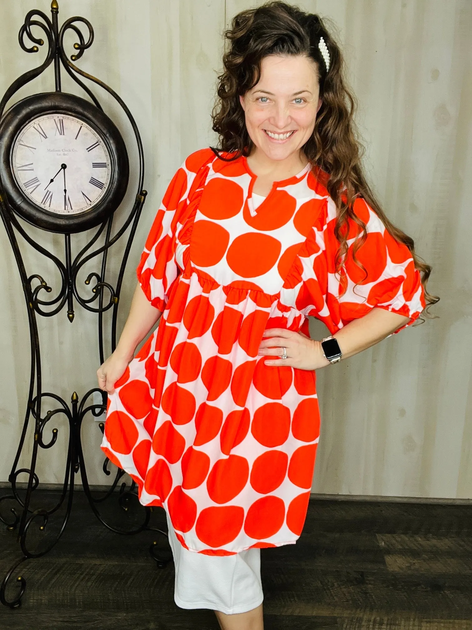 Cherish Polkadot Tunic