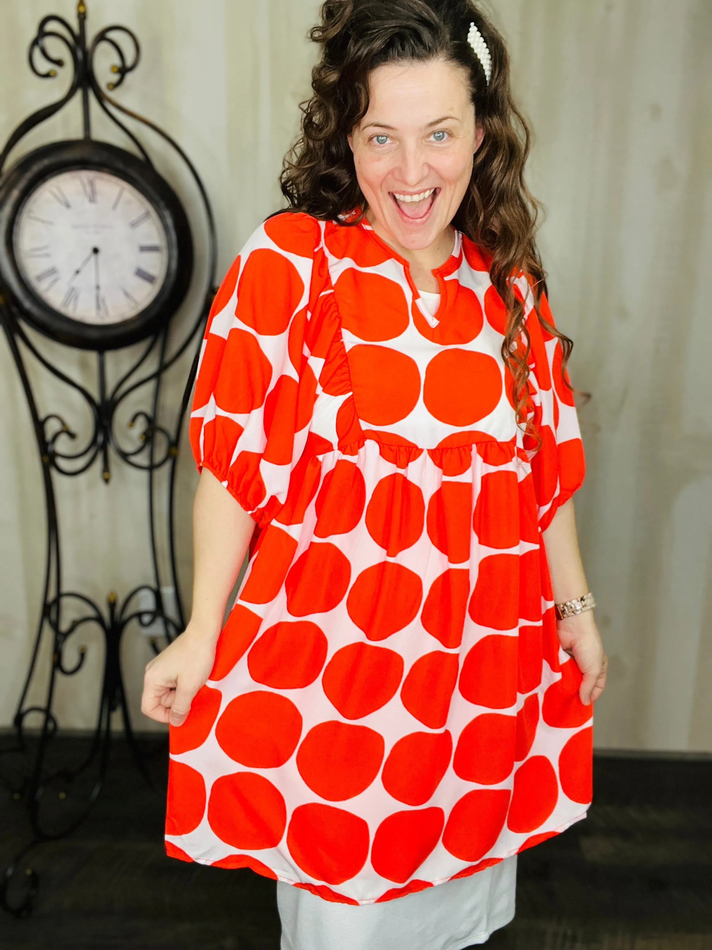 Cherish Polkadot Tunic