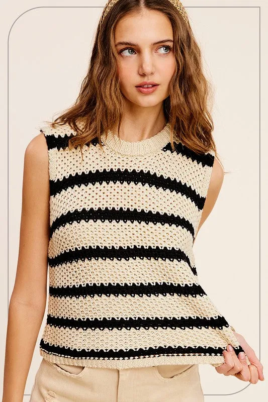 Cheyral Chunky Stripe Sweater Top