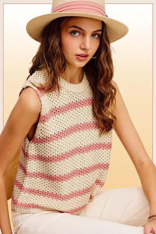 Cheyral Chunky Stripe Sweater Top