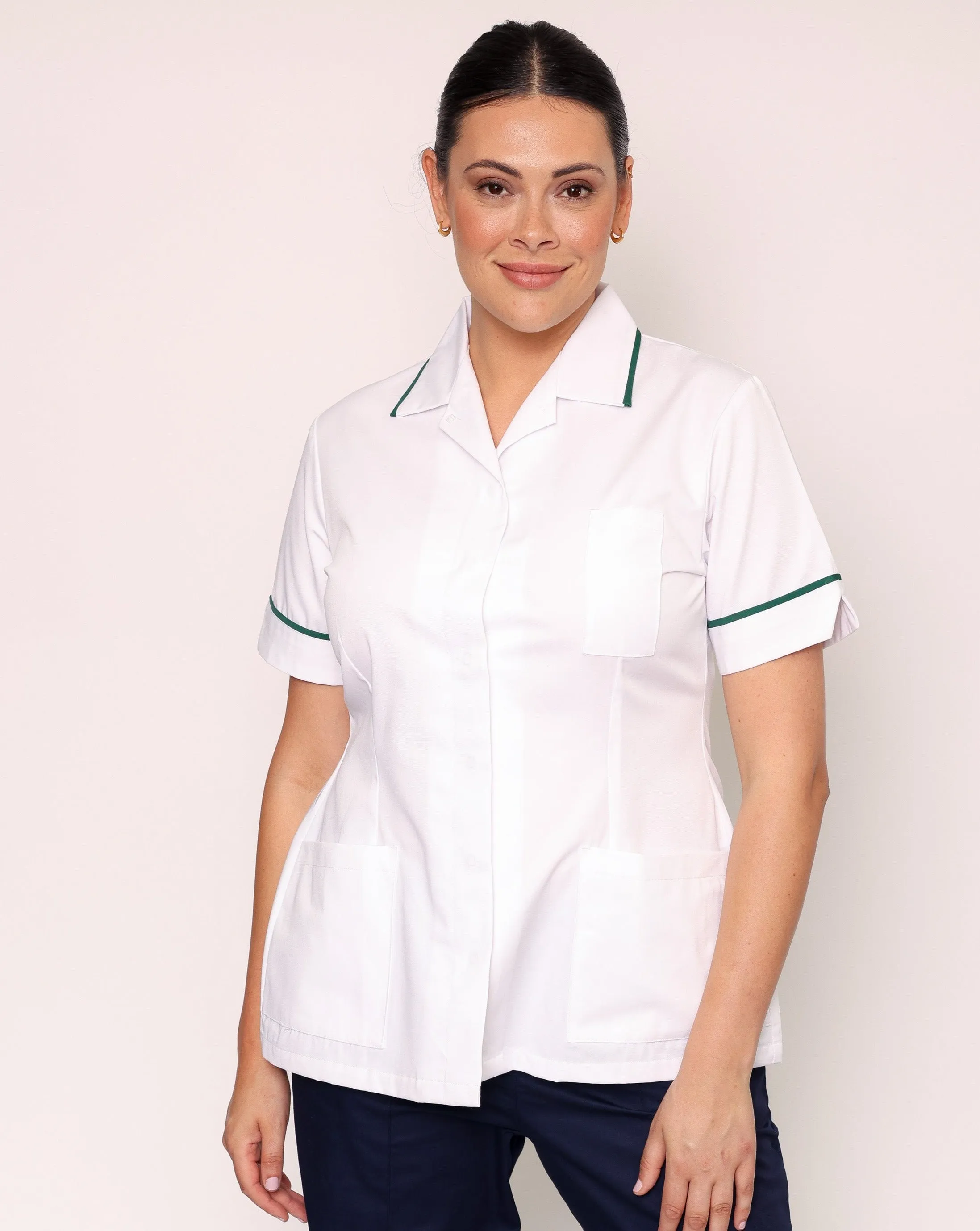 Claira Revere Collar Healthcare Tunic