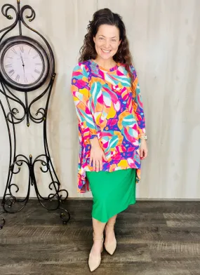 Colorful Leaf Tunic