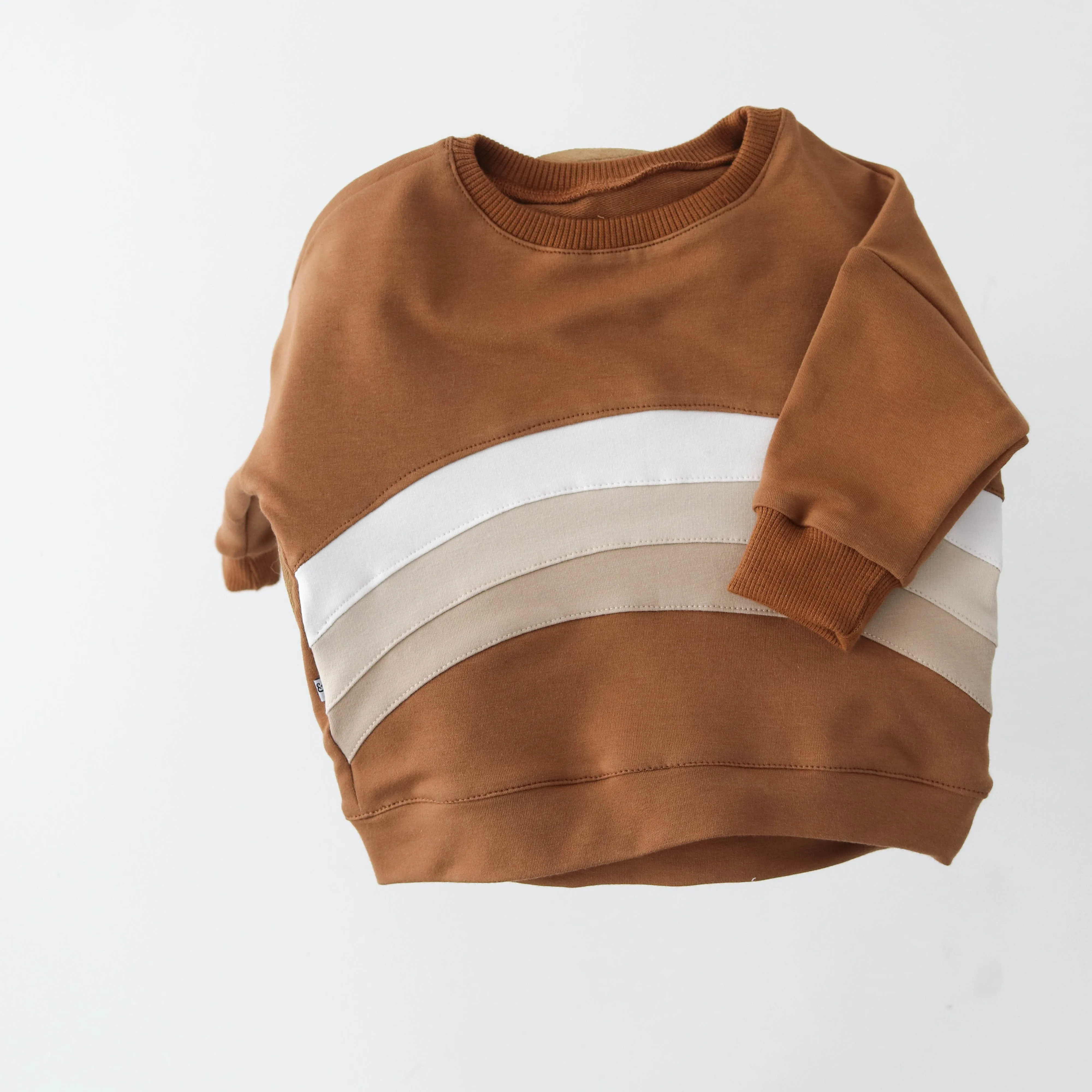 COLOUR BLOCK Sweatshirt - caramel