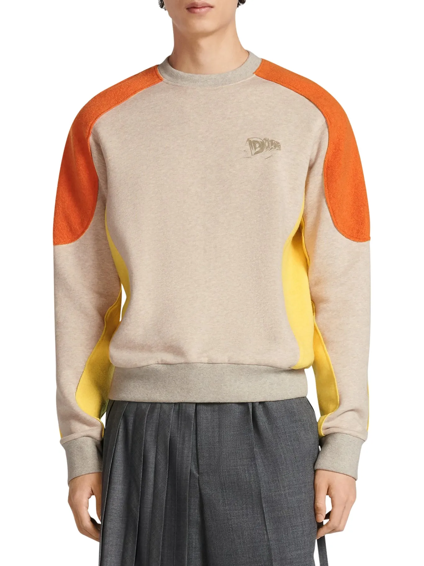 Cotton and cashmere sweatshirt