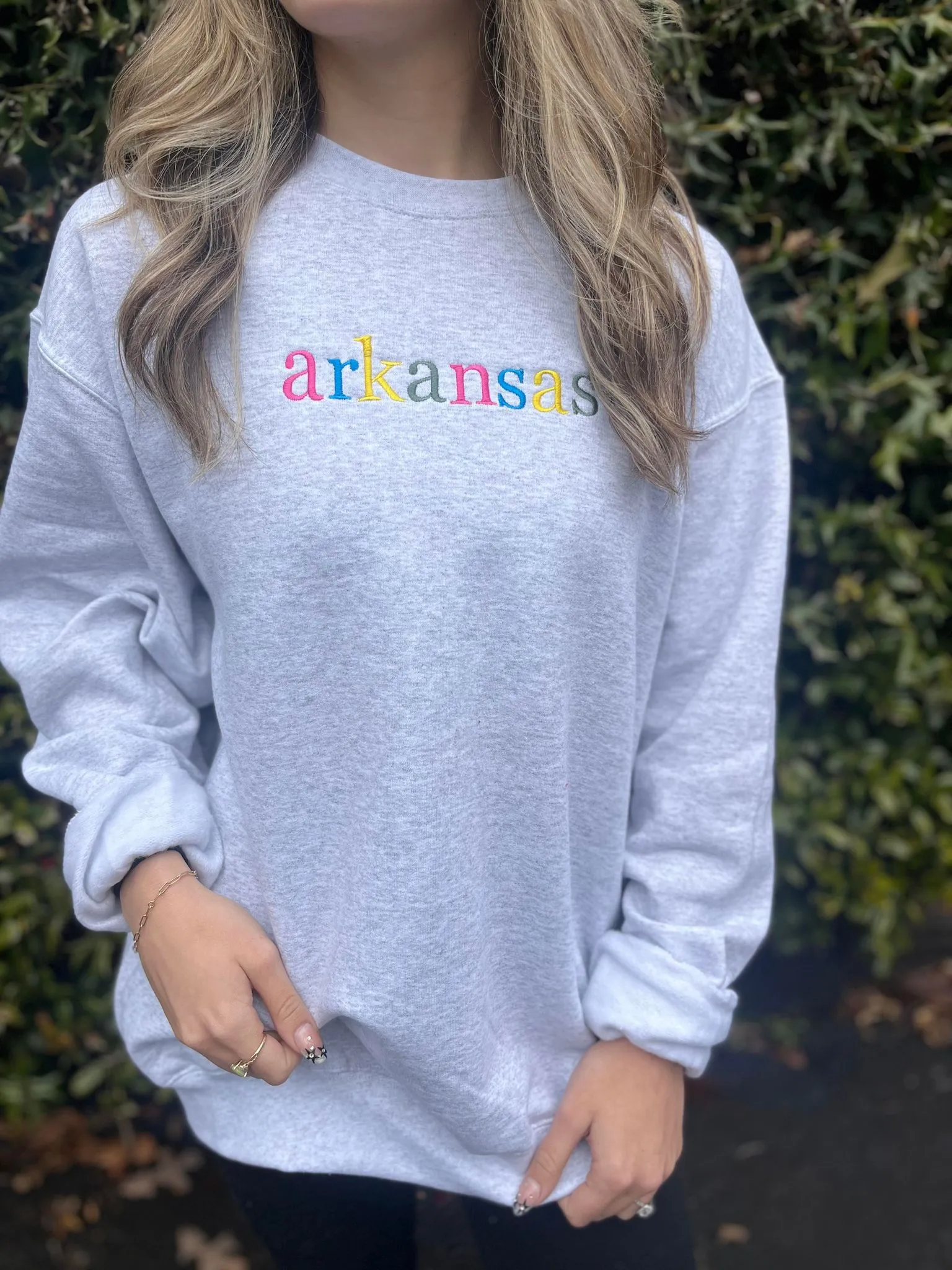 Custom Embroidery State Sweatshirt