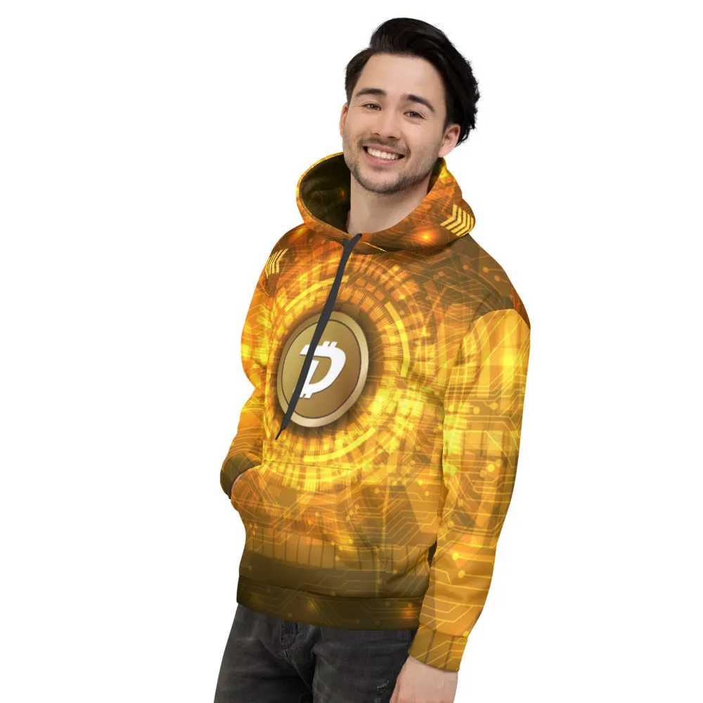 DigiByte AOP Gold Hoodie