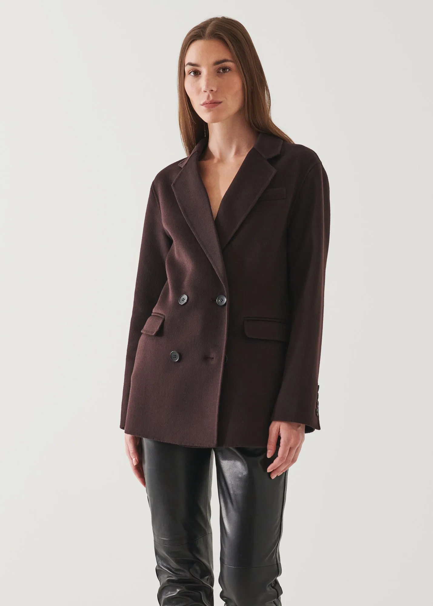 DOUBLE BREASTED CASHMERE BLAZER