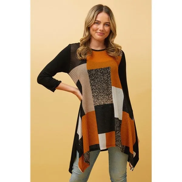 EMILY PATCHWORK PRINT TUNIC