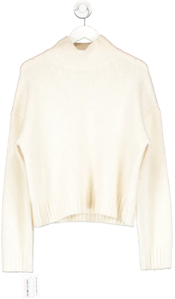 EVERLANE Cream The Cloud Oversized Turtleneck UK S