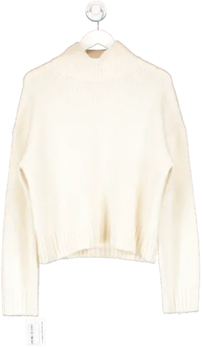 EVERLANE Cream The Cloud Oversized Turtleneck UK S