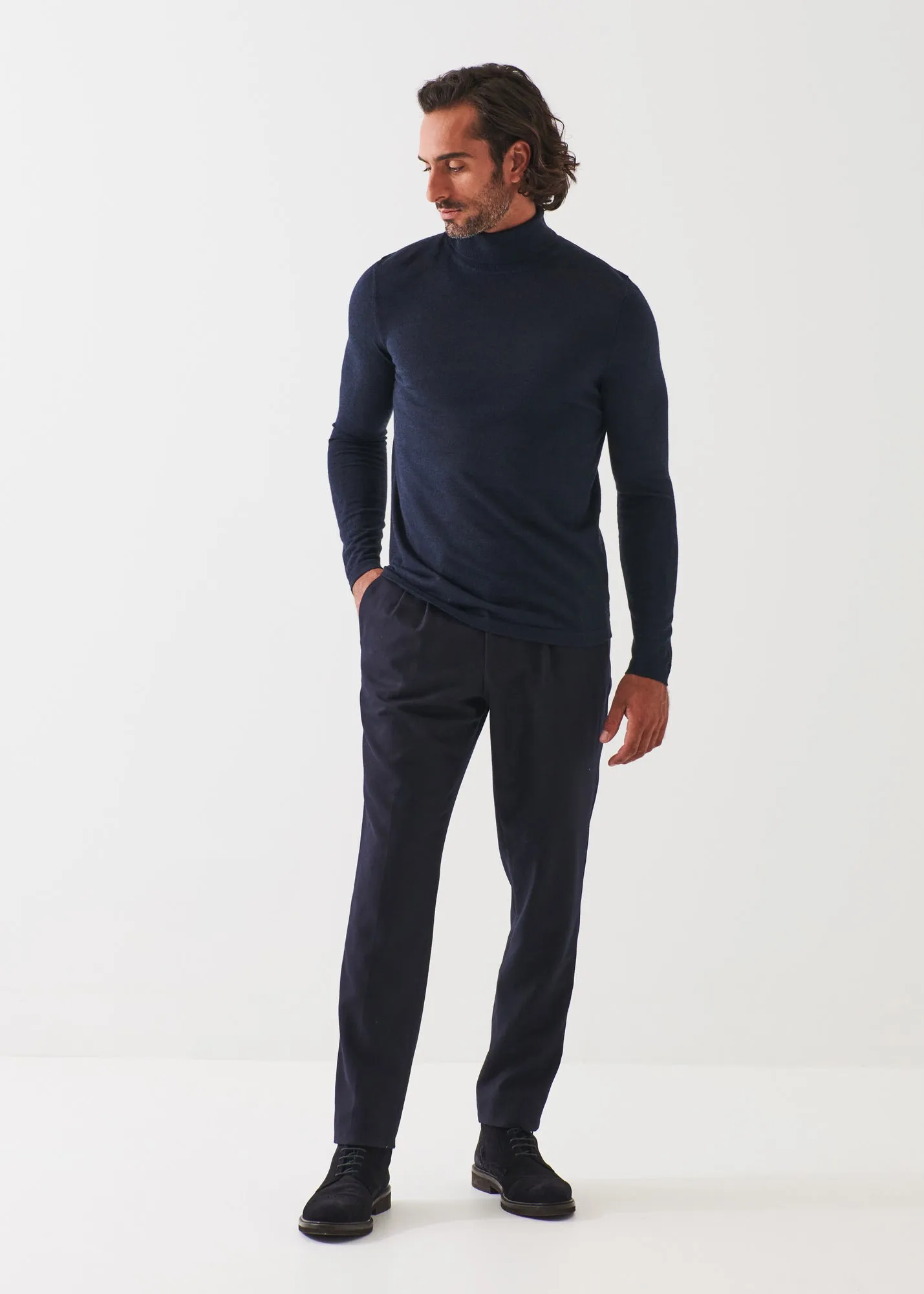 EXTRA-FINE MERINO TURTLENECK