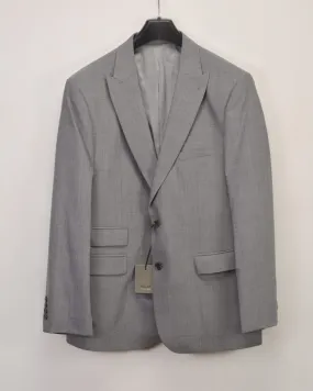 FELLINI  TAILORED FIT PLAIN BLAZER GREY