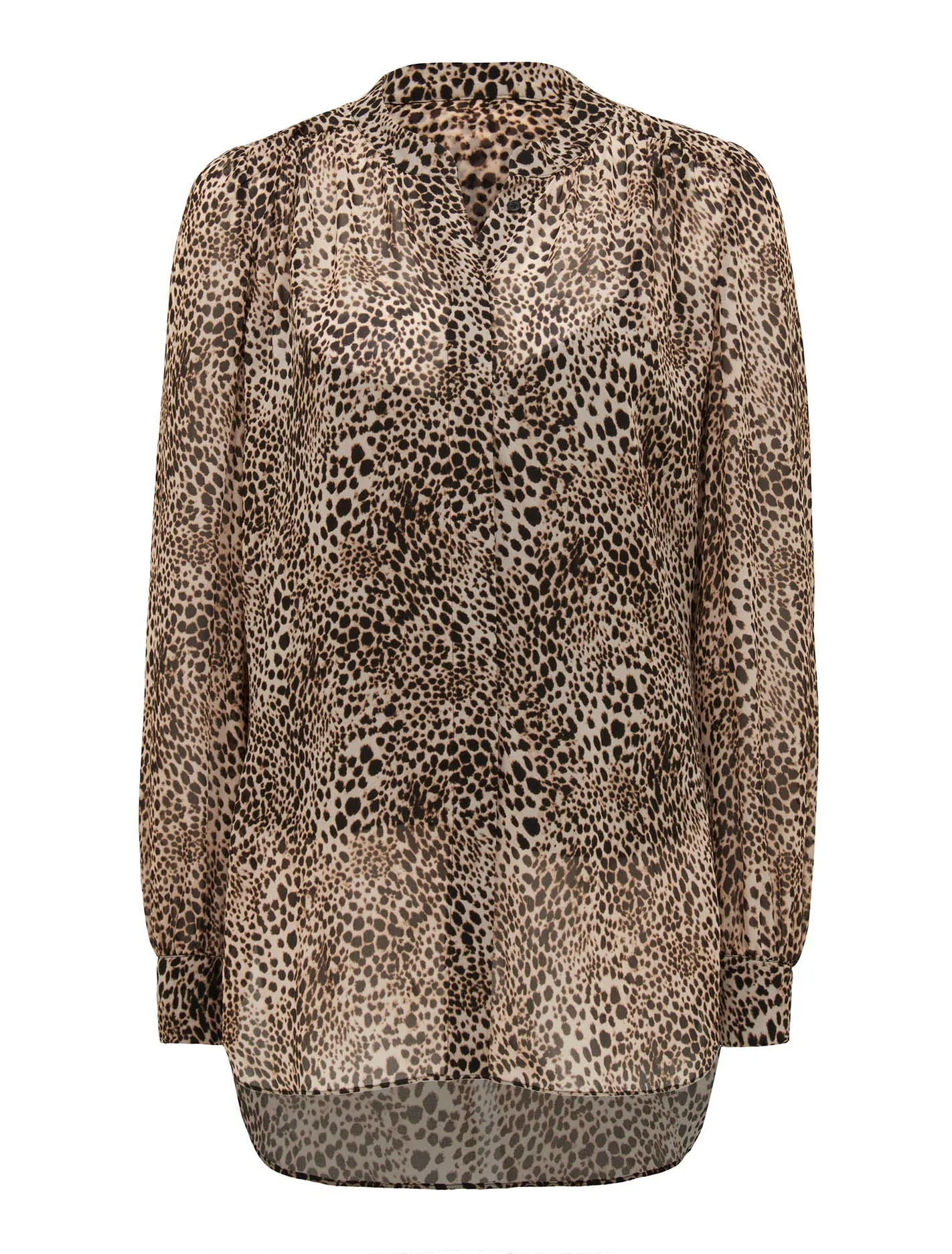 Finley Printed Long Sleeve Tunic Top