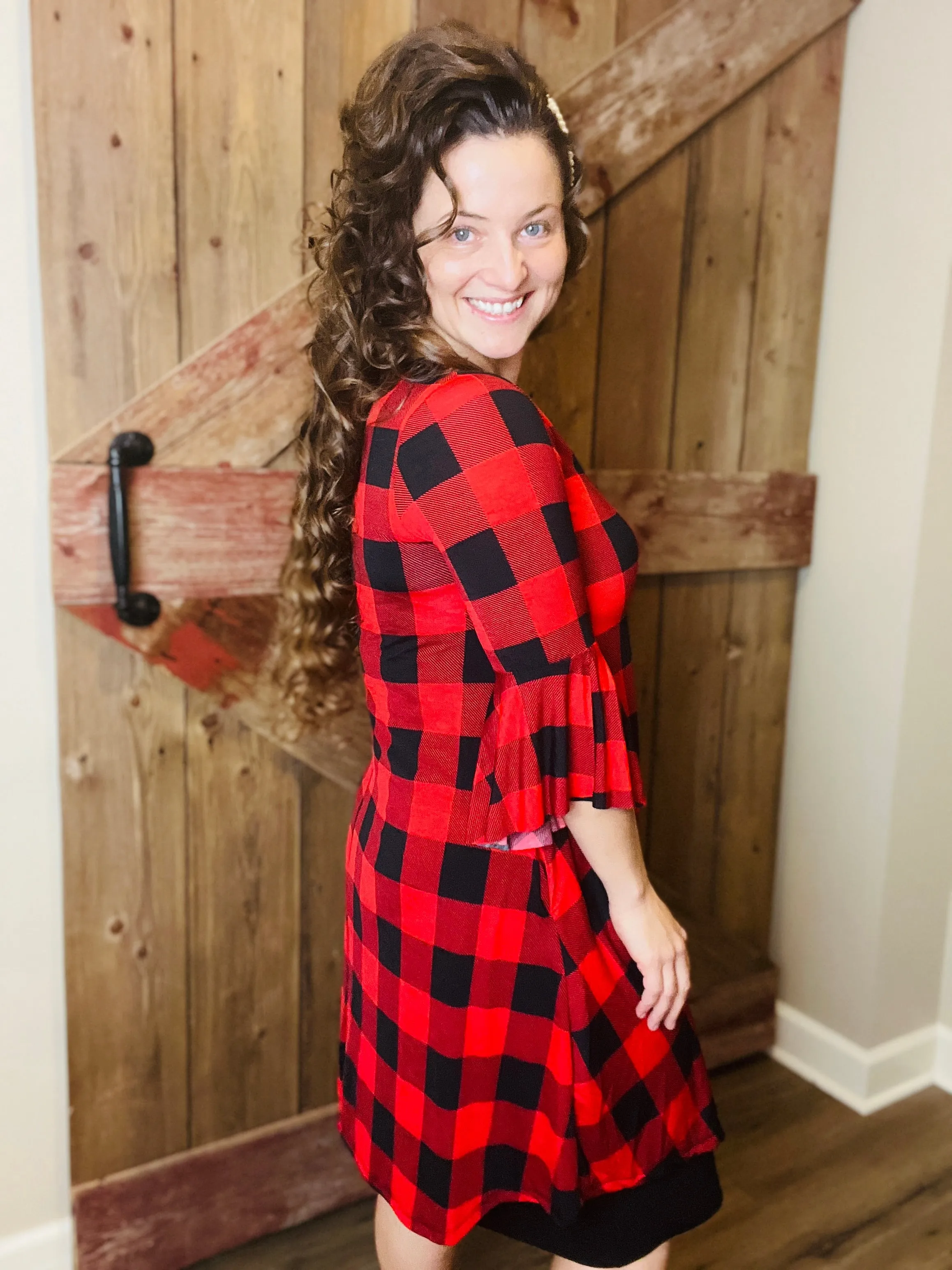 Ginger Buffalo Plaid Tunic