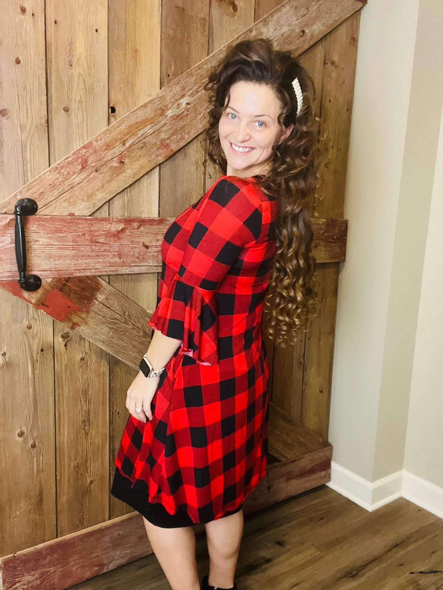 Ginger Buffalo Plaid Tunic