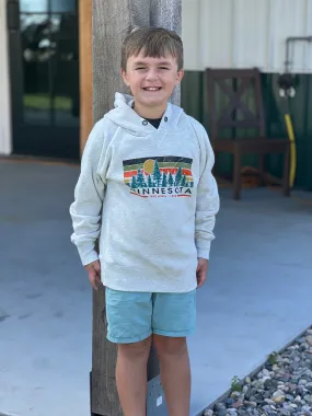 Grey Kids Minnesota sweatshirt