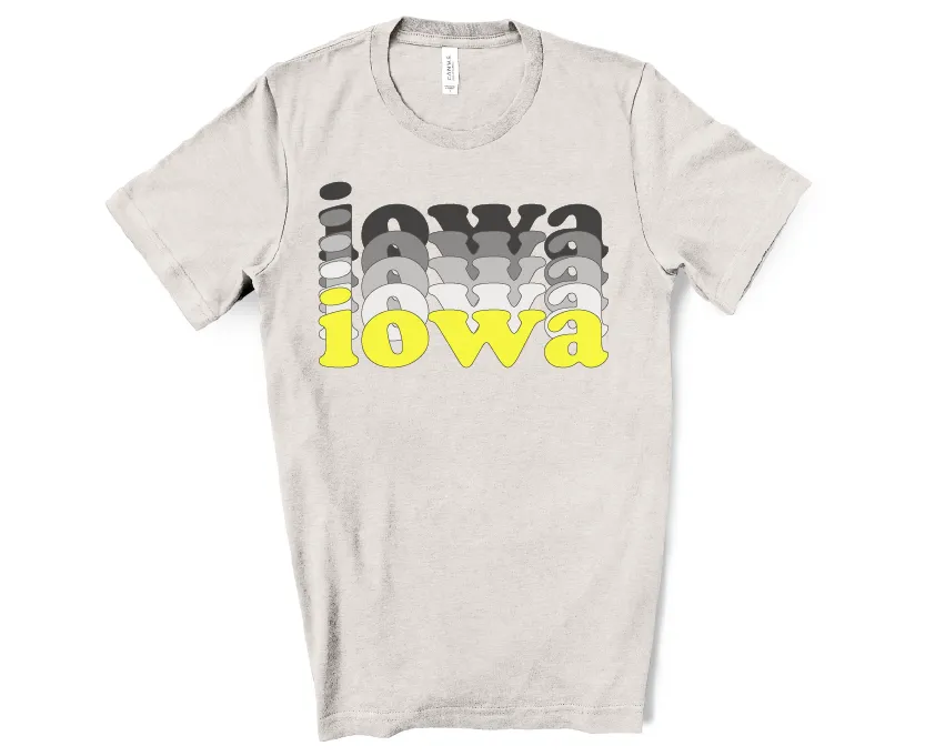 Iowa Fade Crewneck Sweatshirt or Tee