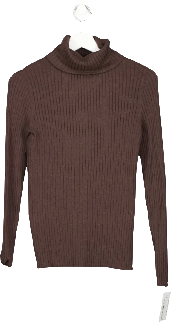 J.Mclaughlin Brown Arlette Turtleneck UK S