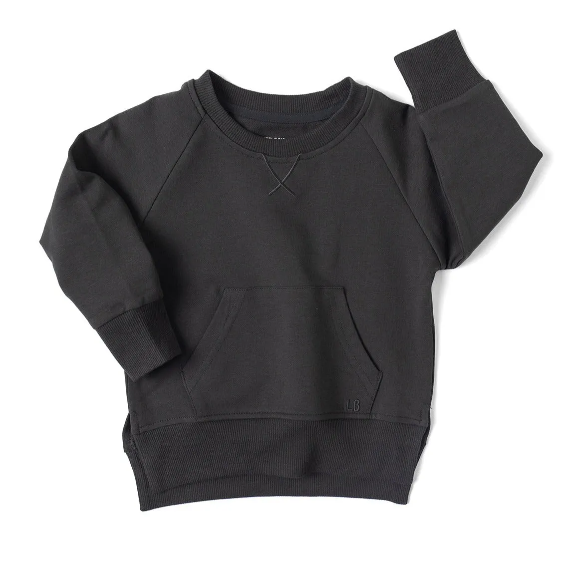 Little Bipsy Pocket Pullover - Charcoal