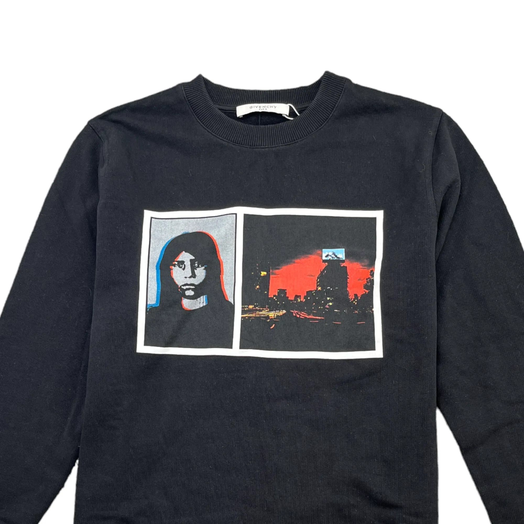 Men's Graphic Sweatshirt Black Size S