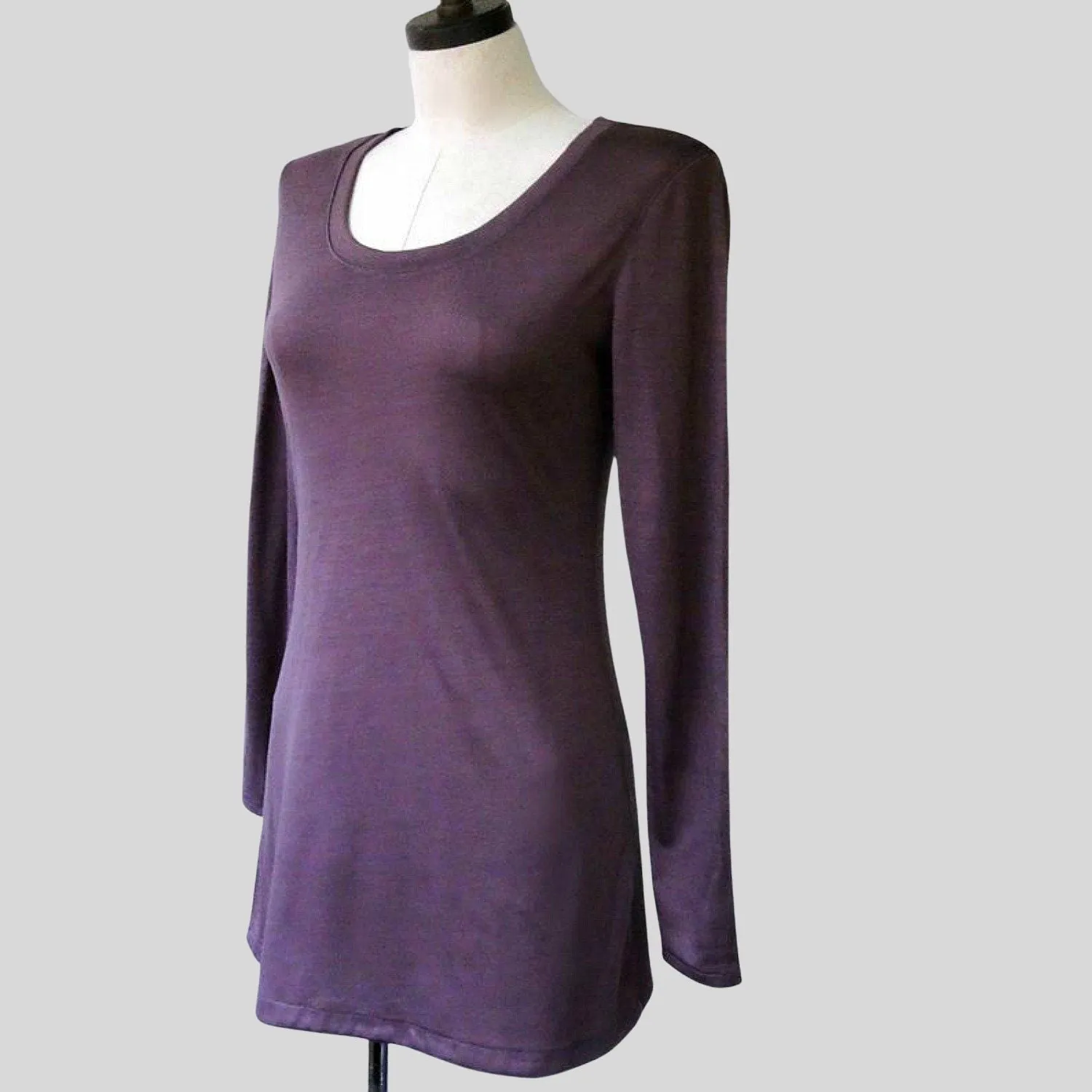 Merino wool tunic top