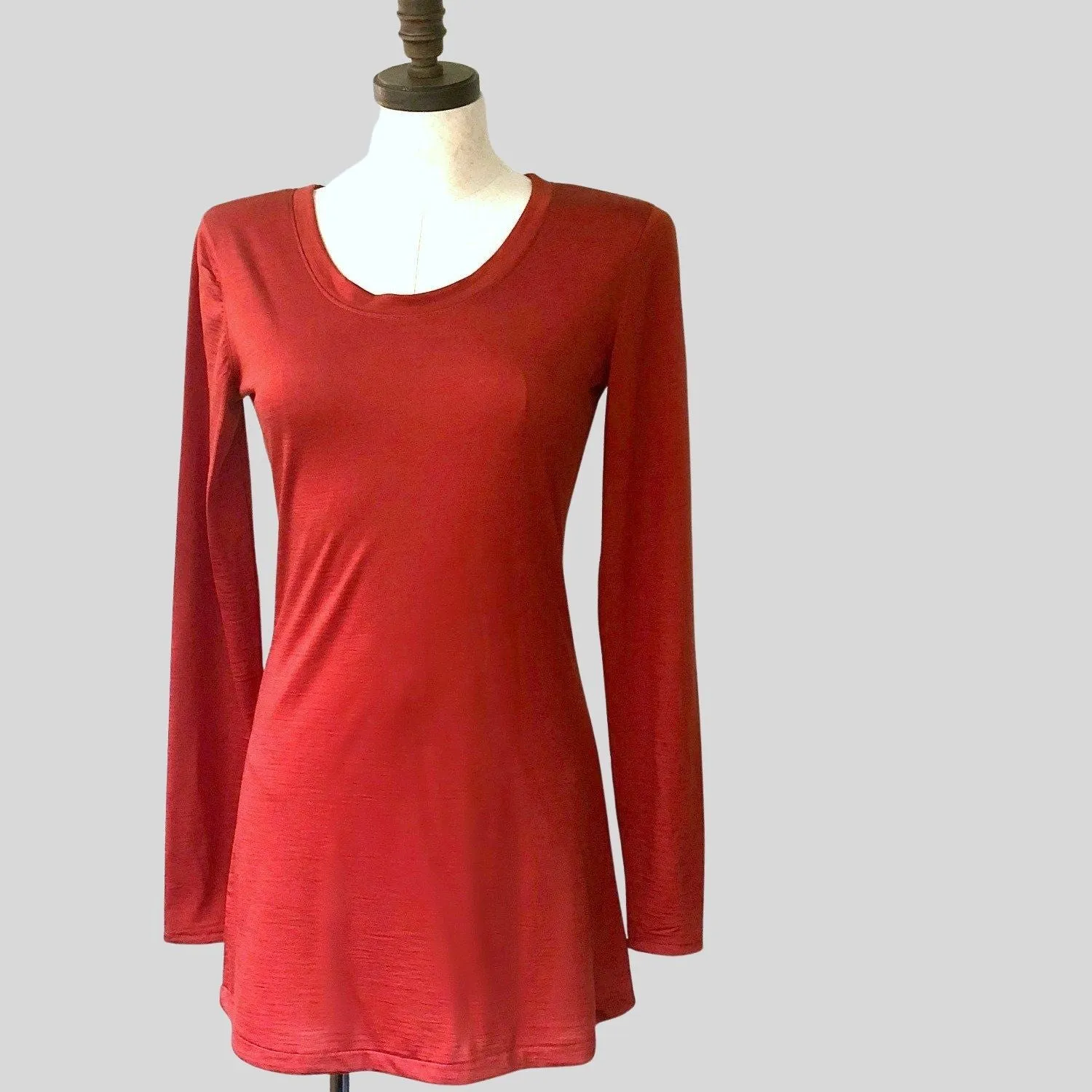 Merino wool tunic top